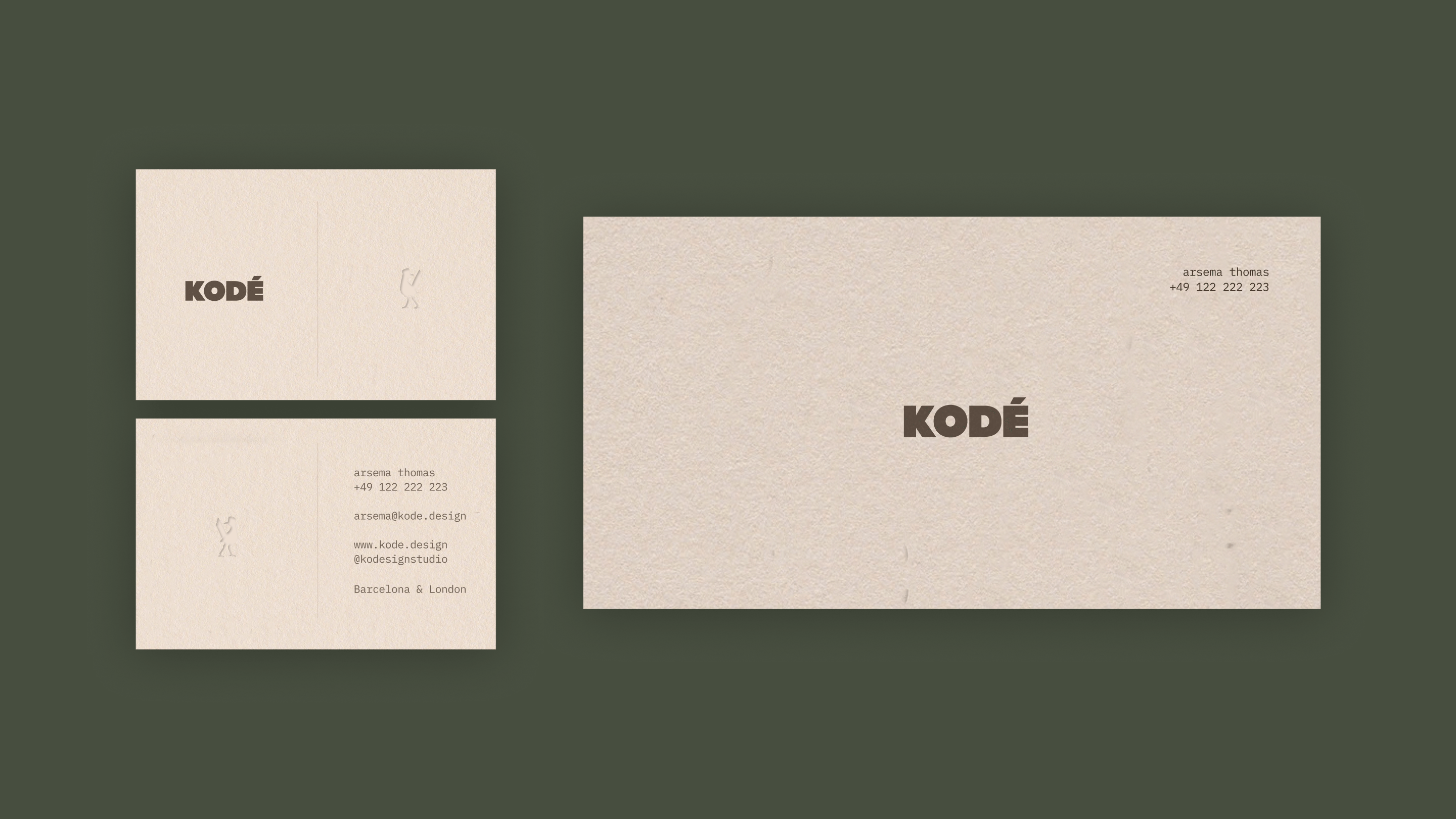 Kodé packaging