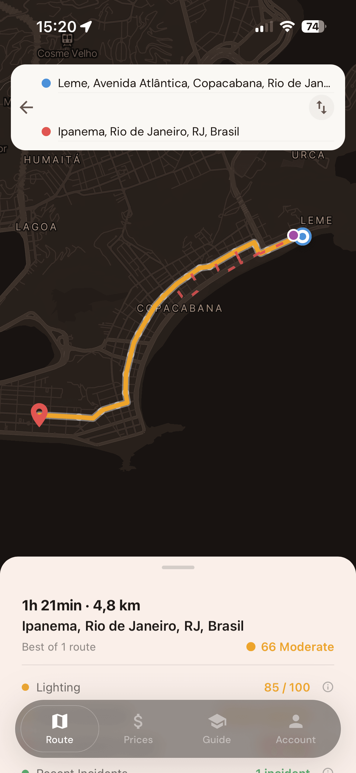 AVEE — Route